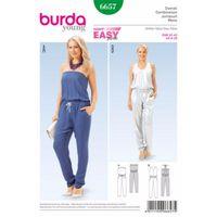 Burda Style Pattern 6657 Misses\' Jumpsuit 380511