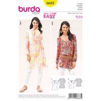 Burda Style Pattern 6683 Women\'s Tunic 380524