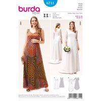 burda style pattern 6711 misses and plus size dress 381498