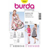 Burda Style Pattern 7054 Dress & Top 384029