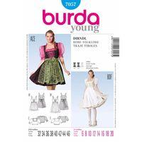 Burda Style Pattern 7057 Folklore Dress 384031