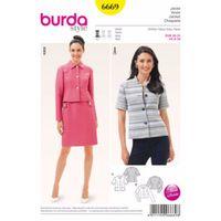 burda style pattern 6669 misses jacket 380517