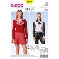 Burda Style Pattern 6800 Jackets, Coats, Vests 380695