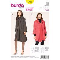 Burda Style Pattern 6737 Misses\' Jacket 381511