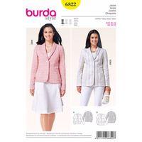 Burda Style Pattern 6822 Jackets, Coats, Vests 381967