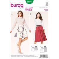 Burda Style Pattern 6698 Misses\' Skirt 380441