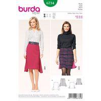 burda style pattern 6734 misses pencil skirt 380472