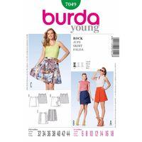 Burda Style Pattern 7049 Skirt 384026