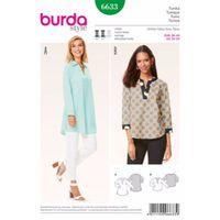 Burda Style Pattern 6633 Misses\' Tunic 380476