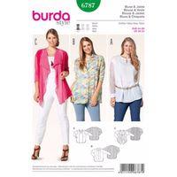 burda style pattern 6787 plus to size 60 34 381536