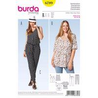 Burda Style Pattern 6789 Plus To Size 60 (34) 381537