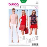 Burda Style Pattern 6795 Tops, Shirts, Blouses 381540