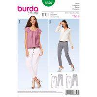 burda style pattern 6658 misses pants 380421