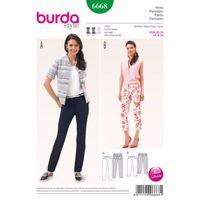 burda style pattern 6668 misses pants 380426