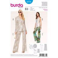 Burda Style Pattern 6774 Coordinates, Pantsuits, Suits 380501