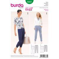 burda style pattern 6665 misses pants 380515