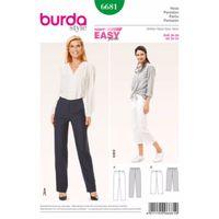 burda style pattern 6681 misses pants 380523