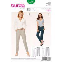 Burda Style Pattern 6689 Women\'s Pants 380527