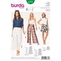 Burda Style Pattern 6771 Pants, Jumpsuits 381528