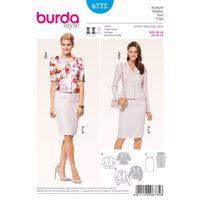 Burda Style Pattern 6775 Coordinates, Pantsuits, Suits 381530