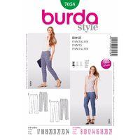 Burda Style Pattern 7058 Pants 384032