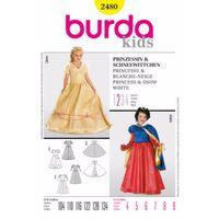 Burda Style Pattern 2480 Princess & Snow White 380451