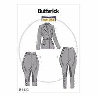 butterick b6433 misses banded jacket jodphurs and breeches 390747