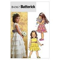 Butterick Patterns B4967 Childrens/Girls Dress and Cummerbund 350786