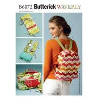 Butterick Craft Pattern B6072 Backpack and Travel Bags 370918