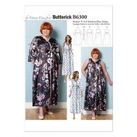 Butterick Misses\'/Women\'s Robe, Belt and Negligee Sewing Pattern 373100