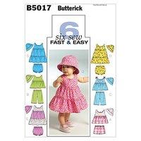 Butterick Infant Top, Dress, Panties, Shorts, Pants and Hats Sewing Pattern 373351