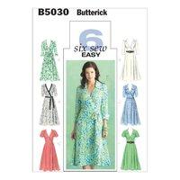 Butterick Misses\' Dress, Belt and Sash Sewing Pattern 373356
