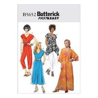 Butterick Misses\' Top, Dress, Caftan, Jumpsuit and Pants Sewing Pattern 373615