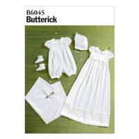 Butterick Infant\'s Romper, Dress, Sash, Hat, Booties and Blanket Sewing Pattern 373936
