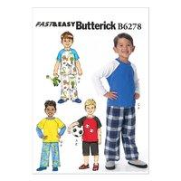 Butterick Children\'s/Boys\' Top, Shorts and Pants Sewing Pattern 373325