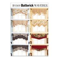 Butterick Fast and Easy Reversible Valances Sewing Pattern 373430