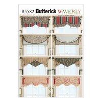 Butterick Reversible Window Valance Sewing Pattern 373521