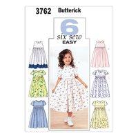 Butterick Childrens and Girls Dress Sewing Pattern 373207