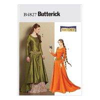 Butterick Misses\' Medieval Dress and Belt Sewing Pattern 373318