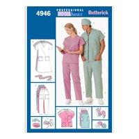 butterick unisex uniforms dress belt top skirt pants and ponytail hold ...