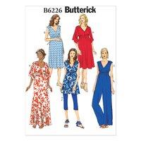 butterick misses maternity tunic dress jumpsuit belt and leggings sewi ...