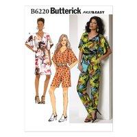 butterick misses dress and jumpsuit sewing pattern 373598