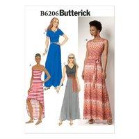 Butterick Misses\' Petite Dress and Belt Sewing Pattern 373634