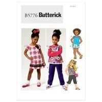 Butterick Children\'s/Girl\'s, Top Dress, Shorts, Pants and Bag Sewing Pattern 373668