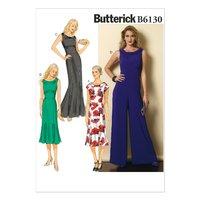 butterick misses dress and jumpsuit sewing pattern 373852