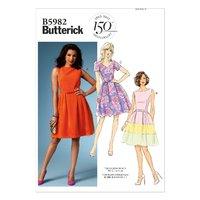 Butterick Misses\' Petite Dress and Belt Sewing Pattern 373865