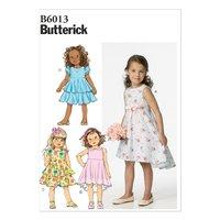 Butterick Children\'s/Girl\'s Dress Sewing Pattern 373890