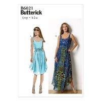 Butterick Misses\' Dress and Belt Sewing Pattern 373926