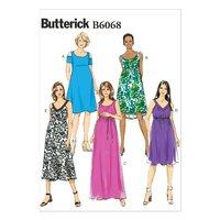 Butterick Misses\' Maternity Dress and Belt Sewing Pattern 373951