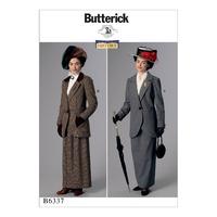 Butterick Notch Collar Jackets and Floor Length Skirts Sewing Pattern 373017